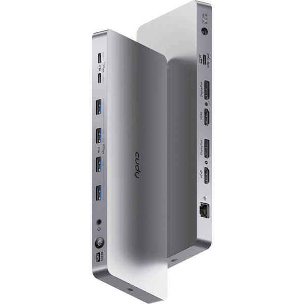 CUDY Dockingstation CS700 10Gbps USB-C Dual 4K 150W