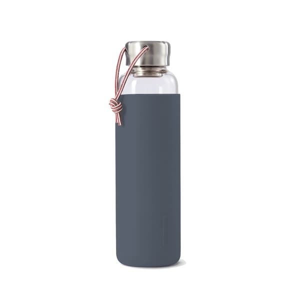 Black+Blum Glasflaska Rubber 600 ml, Granit