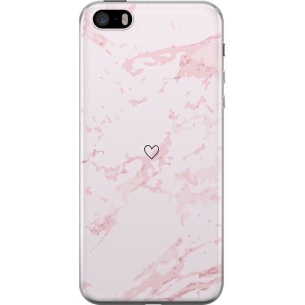 Mobildeksel til Apple iPhone 5s med Rosa Hjerte motiv