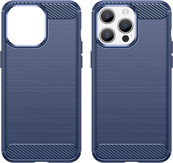 TPU-etui til iPhone 15, blå