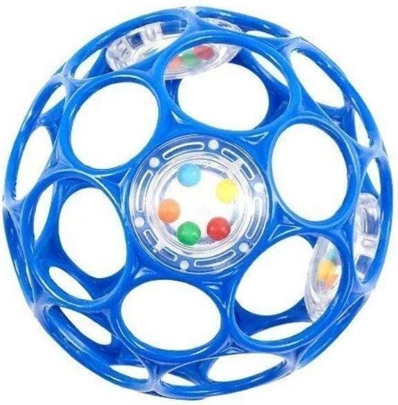 Oball Rattle -helistinpallo, sininen