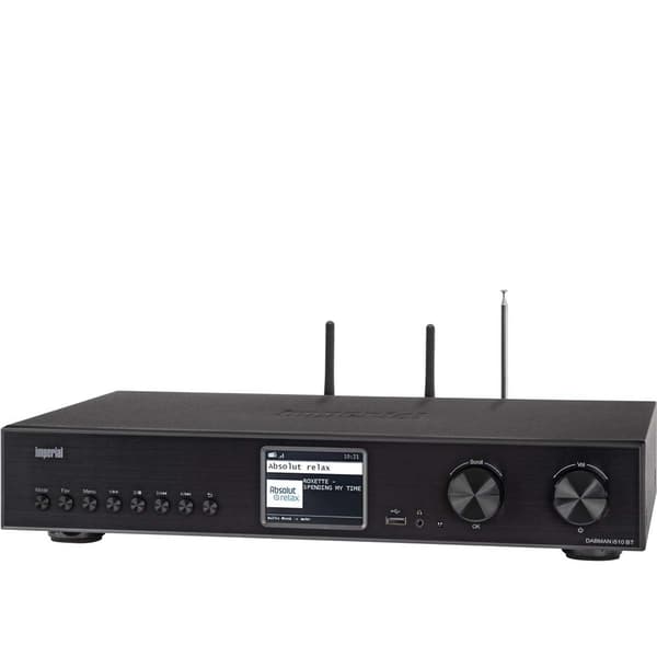 imperial DABMAN i510 BT monitoimiradio DAB+ / FM / Internet / Bluetooth Musta