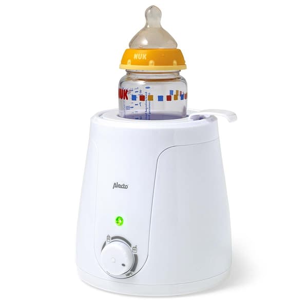 Alecto Flaskevarmer hvid 80W