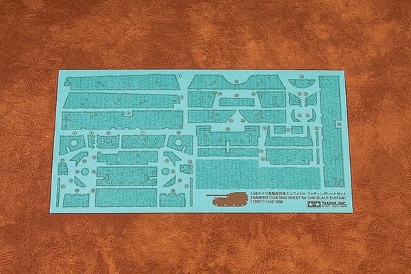 Tamiya 1/48 Elefant Zimmerit Sheet