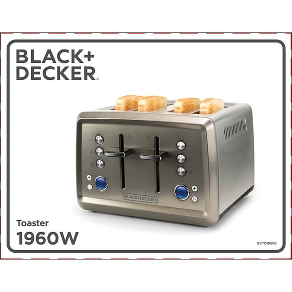 BLACK+DECKER Leivänpaahdin 4-palan
