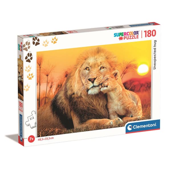 Clementoni Puslespil 180 Pcs Unexpected Hug