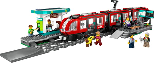 LEGO City Tog 60423 - ekspresstoppested i centrum