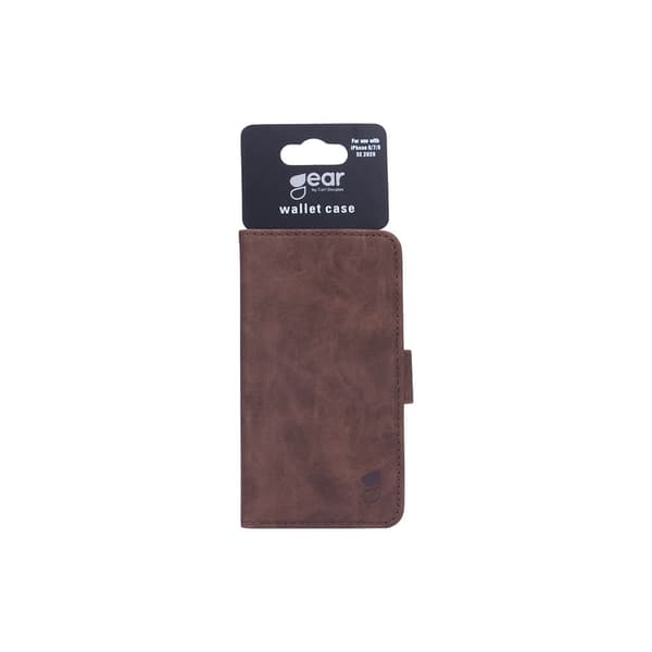 Gear Lompakko Ruskea - iPhone 6/7/8/SE