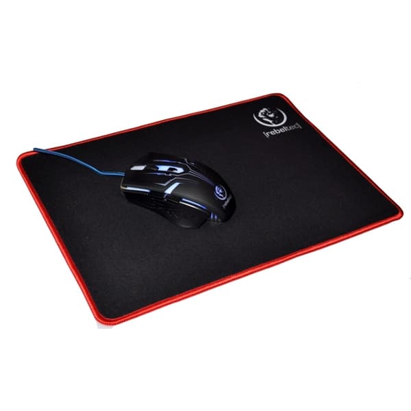 Rebeltec SliderM+ musemåtte til gaming, sort, 3 mm tyk