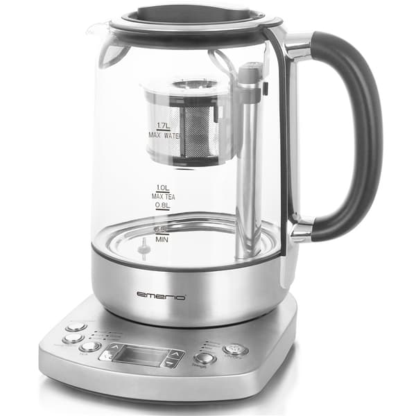 Emerio Vann/te-koker 1,7l Glass Temp