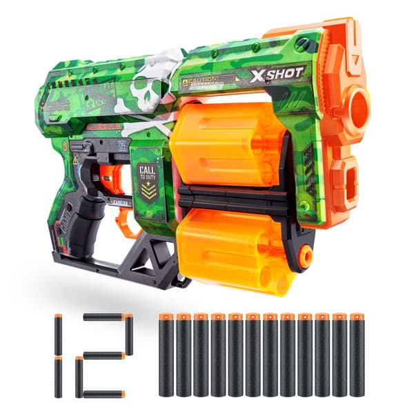 Zuru X-Shot Skins Dread farve, grøn