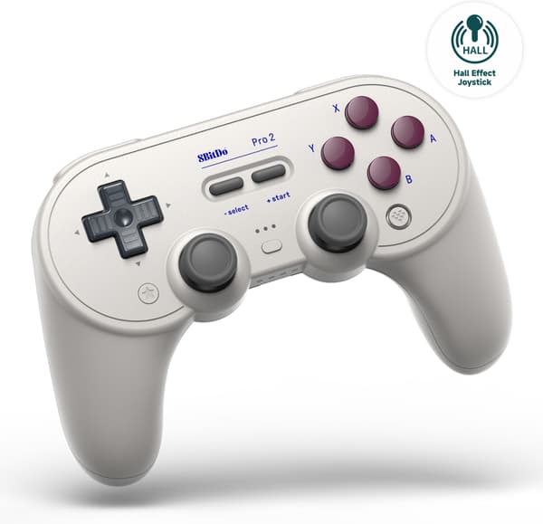 8BitDo PRO 2 G Classic - Hall Edition trådlös spelkontroll, Switch / PC / Android