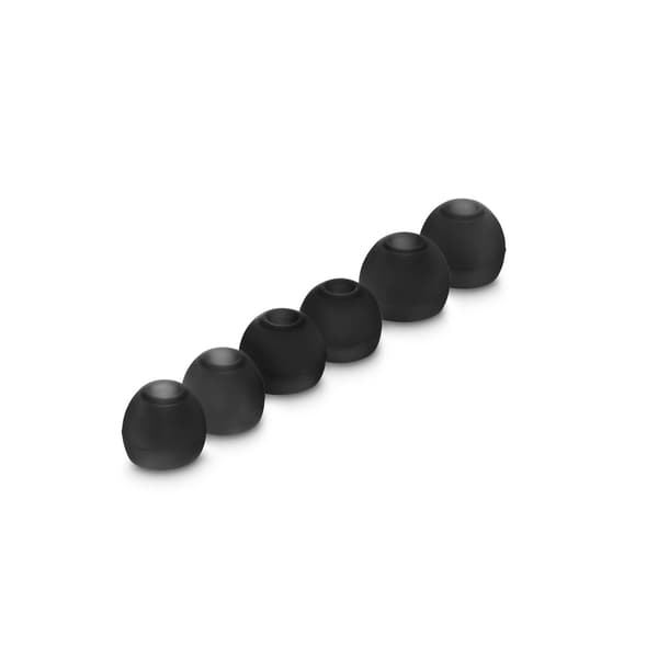 Hama Erstatnings Øreputer Silicone 6-Pack Svart