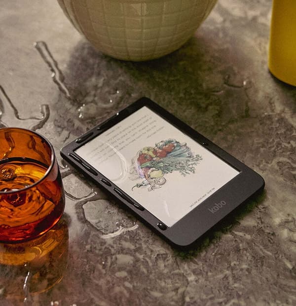 Kobo Clara Colour 6" -e-kirjojen lukulaite, musta