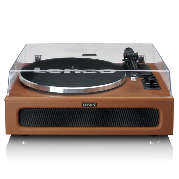 Lenco Levysoitin Bluetooth MMC 4 kaiuttimet sisäänrakennettu Brown