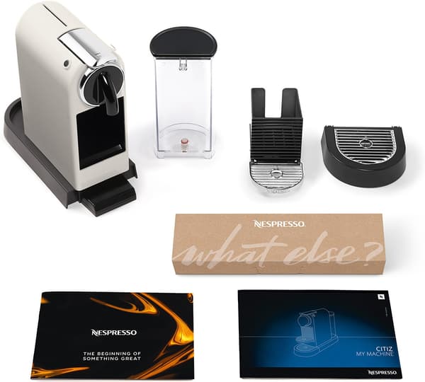 DeLonghi Nespresso Citiz kapselkaffebryggare, vit