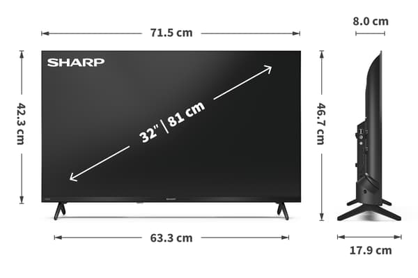 Sharp TV 32" - 32HF3265E SHARP