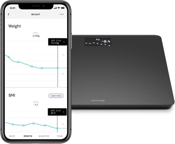 Withings Kroppsvekt, svart