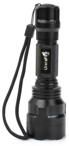 UltraFire taskulamppu 400lm, musta