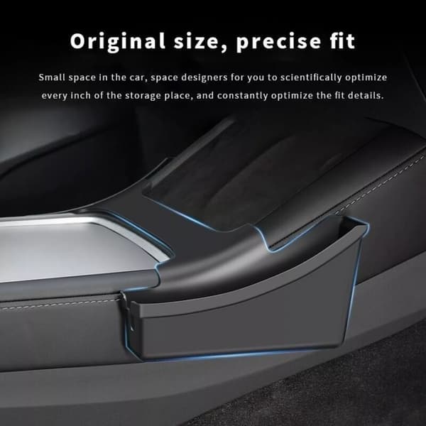 Tesla Model 3 og Y oppbevaringsbrett for midtkonsollen