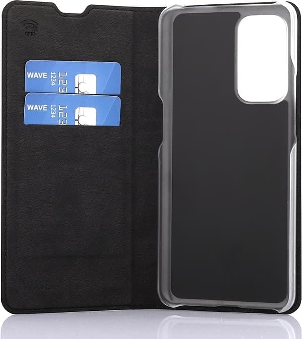 Wave BookCase -suojakotelo, OnePlus 9, musta