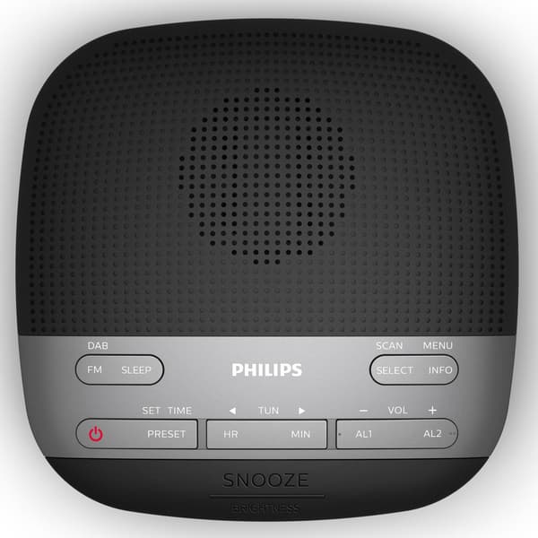 Philips Digital DAB+/FM-klockradio Dubbla alarm