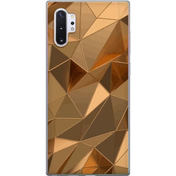 Mobilskal till Samsung Galaxy Note10+ med 3D Guld motiv