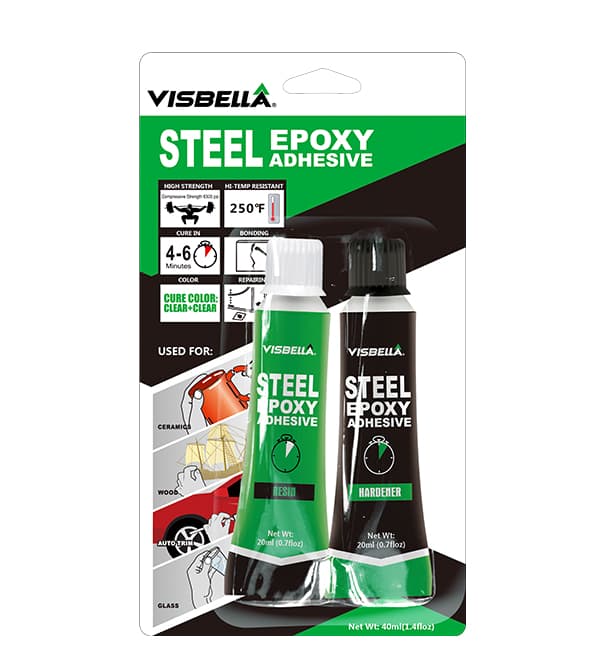 Visbella Epoxy AB liima 20ml+20ml (läpinäkyvä+läpinäkyvä)
