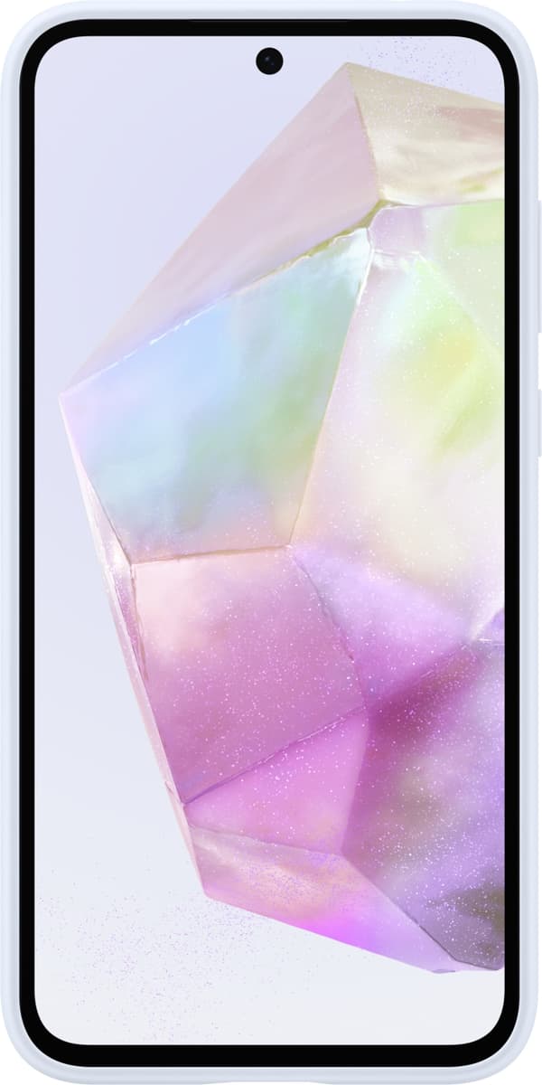 Samsung Galaxy A35 Silikonetui, lyseblå