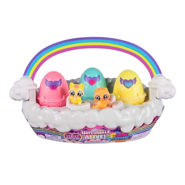 Hatchimals Alive Neon regnbuekurv - (6072741)