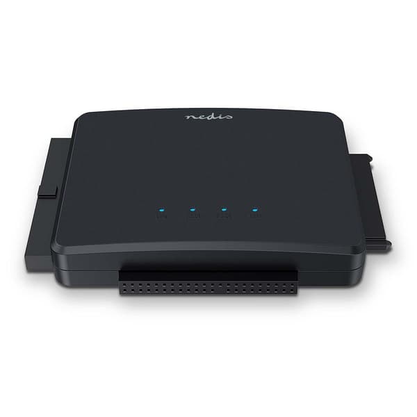 Nedis Hård disk Adapter | USB 3.2 Gen1 | 2.5 / 3.5 " | IDE + SATA | Strömadapter