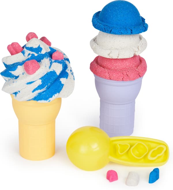 Kinetic Sand Soft Serve Station - jäätelöleikkisetti