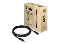 Club 3D USB Typ-C förlängningskabel 1m Svart