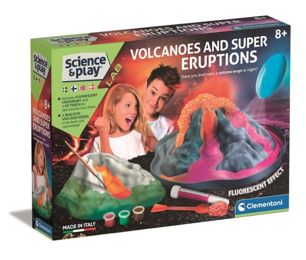 Clementoni Science & Play - Vulkan, der lyser i mørket (78803)