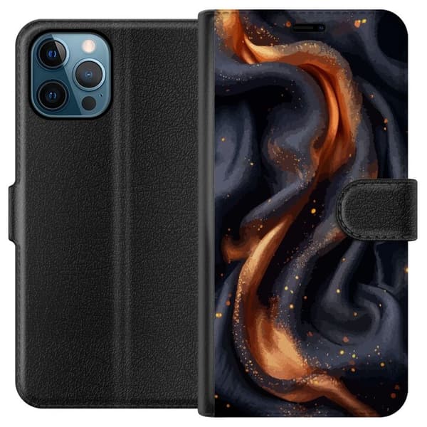 Plånboksfodral till Apple iPhone 12 Pro Max med Eldigt silke motiv