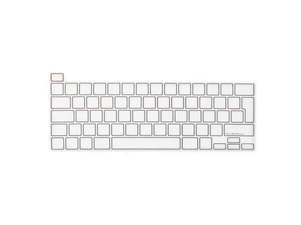 Näppäimistön silikonikuori, MacBook Pro 13.3, läpinäkyvä