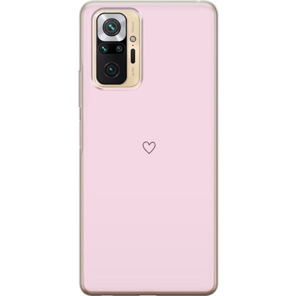 Mobildeksel til Xiaomi Redmi Note 10 Pro med Hjerte motiv