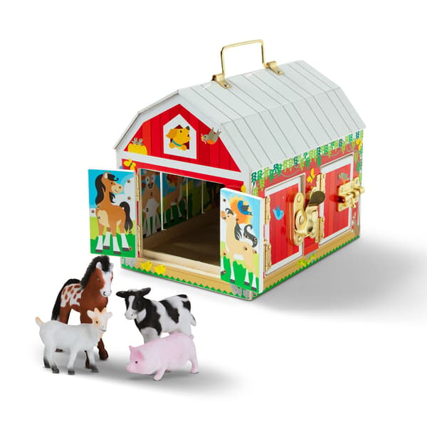 Melissa & Doug Aktivitetslegetøj - Stald med Hængsler