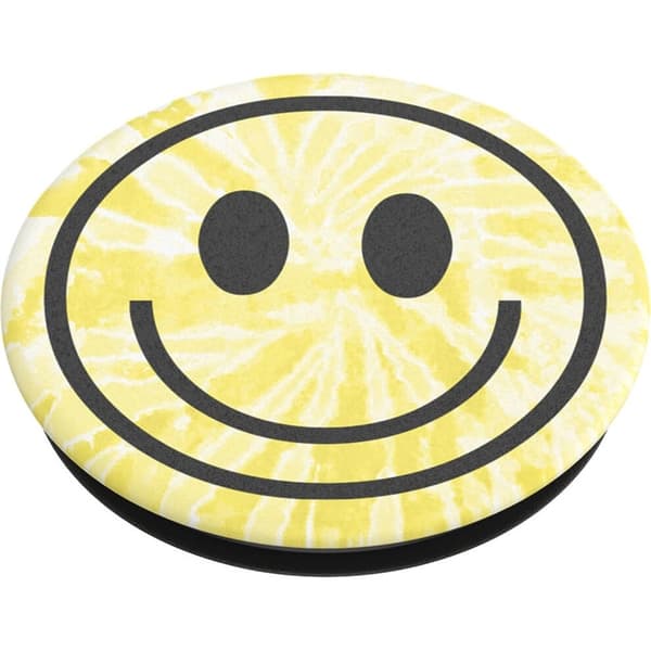 POPSOCKETS Tie Dye Smiley Avtagbart Grip med Stativfunksjon