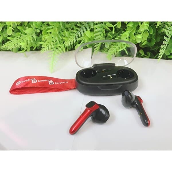 TWS B60 - Langattomat Bluetooth In-Ear kuulokkeet, punainen
