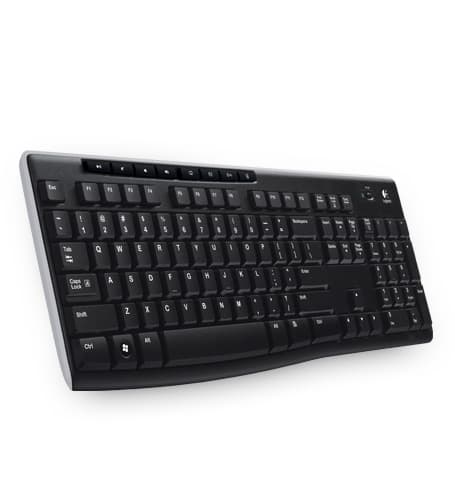 Logitech K270 Keyboard RF Wireless QWERTY Svart