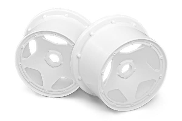 Super Star Wheel White (120X75Mm/2Pcs)
