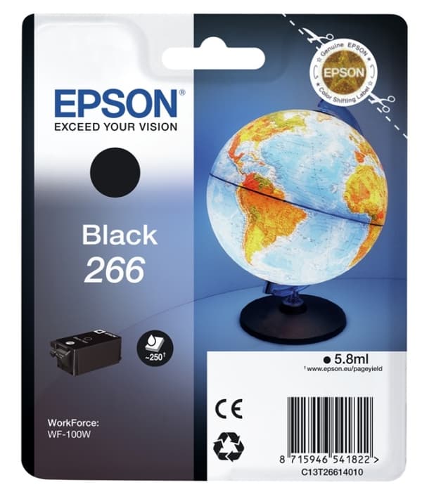 Epson Globe Singlepack Black 266 blekkpatron