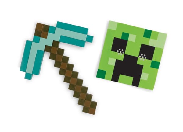 Disguise Minecraft-kirves ja naamio (156269)