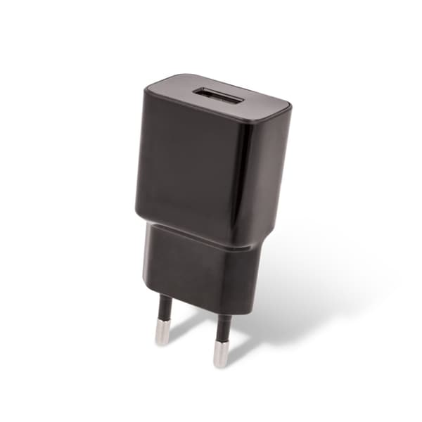 MXTC-01 Vegglader USB (1A), svart