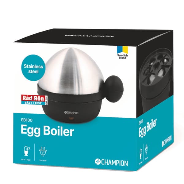 Champion Eggkoker 7 Eggs EB100 Rustfritt stål