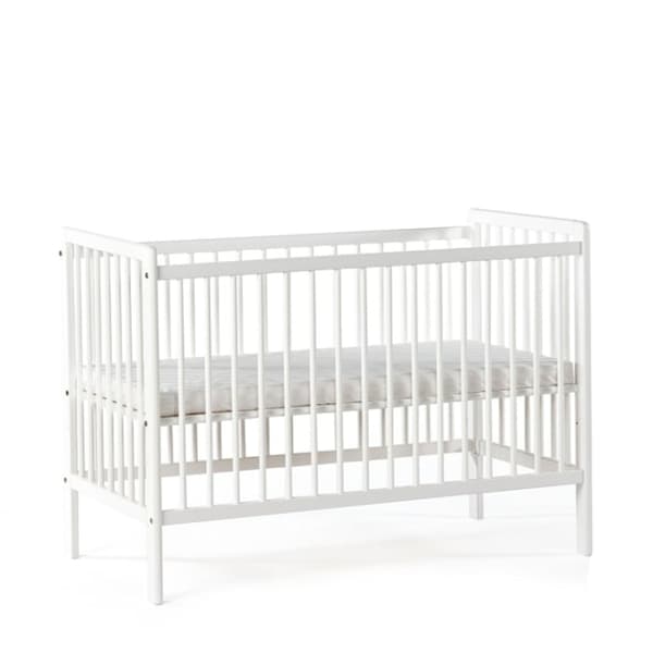 Babytrold Mia barneseng – hvit