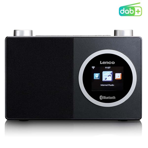 Lenco Internetradio med farvedisplay og Bluetooth® Black