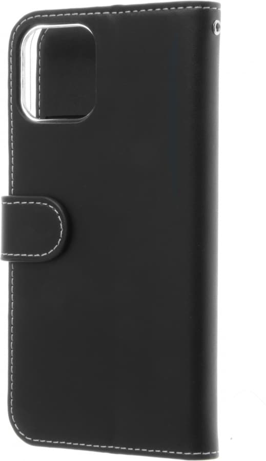 Insmat Exclusive Flip Case pungetui, iPhone 12 / 12 Pro, sort