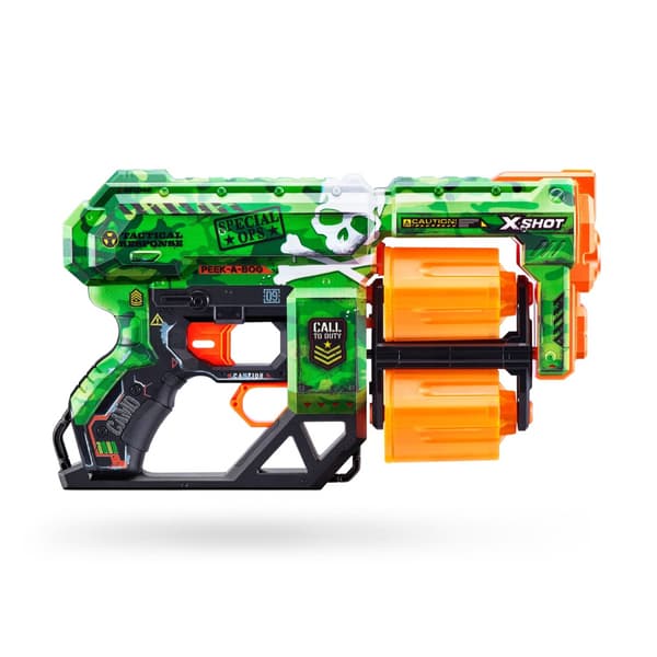 Zuru X-Shot Skins Dread farve, grøn